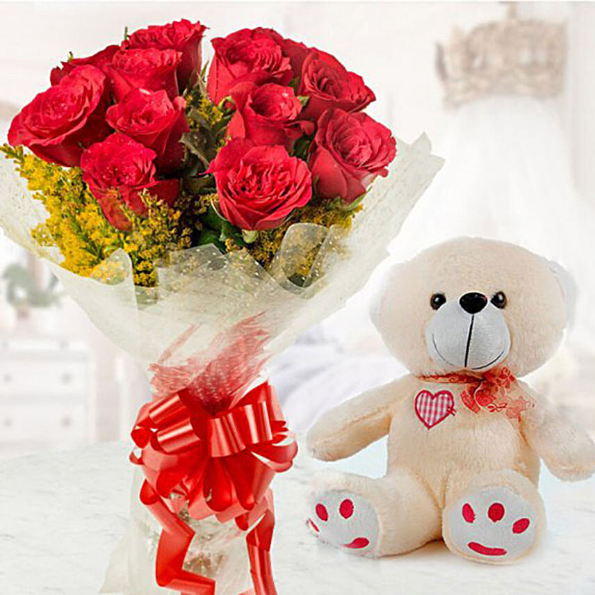 Exclusive Rose Bouquet And Chocolate