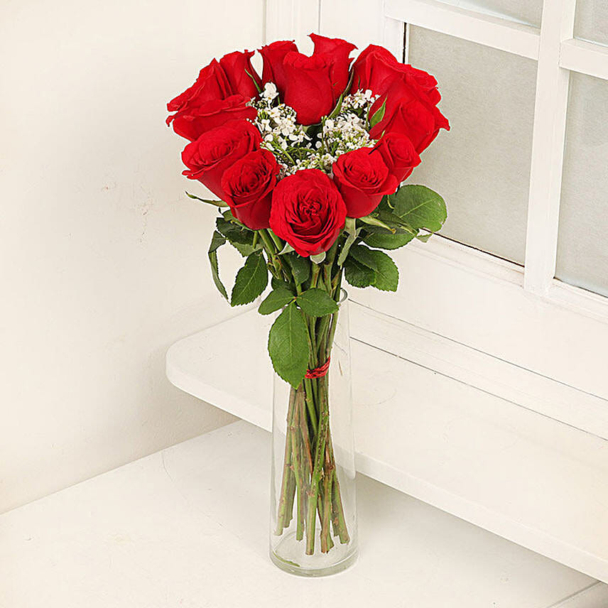Exotic Glass Rose Arrangement