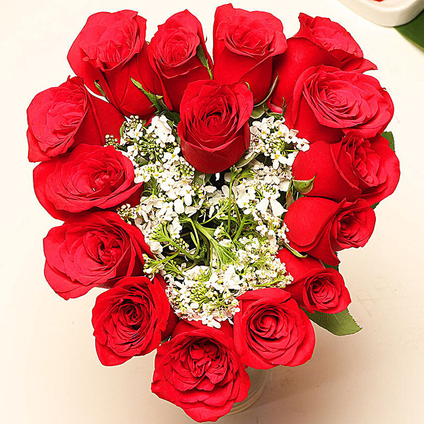 Exotic Glass Rose Arrangement
