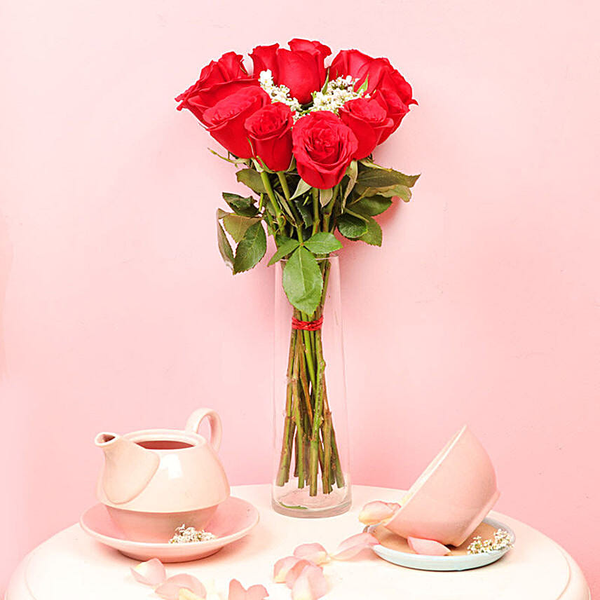 Exotic Glass Rose Arrangement