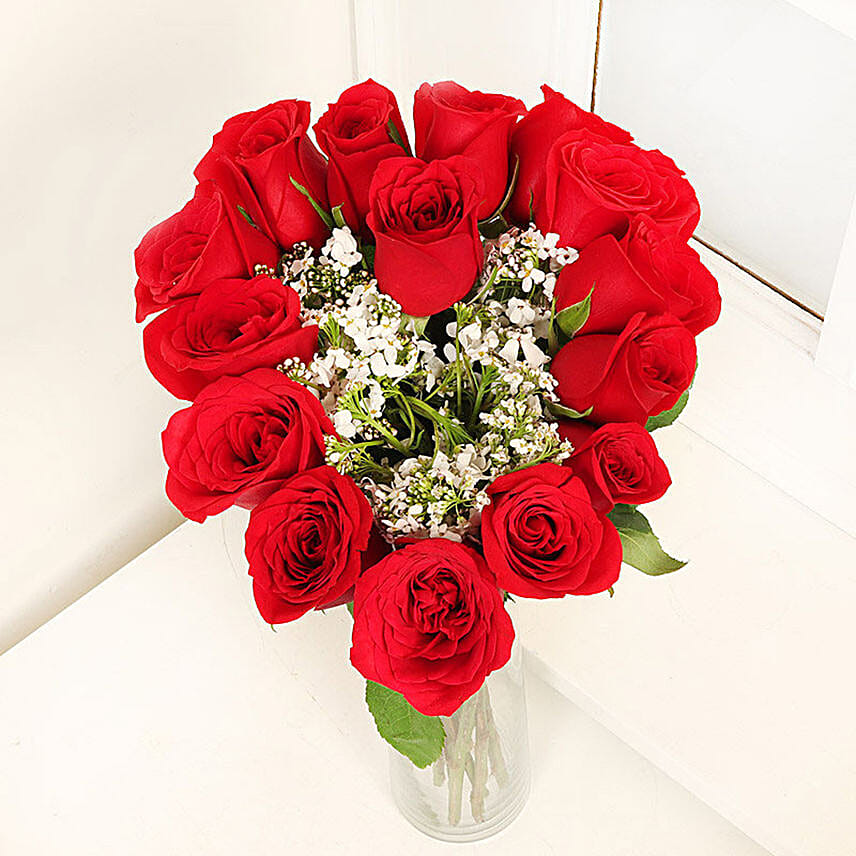 Exotic Glass Rose Arrangement