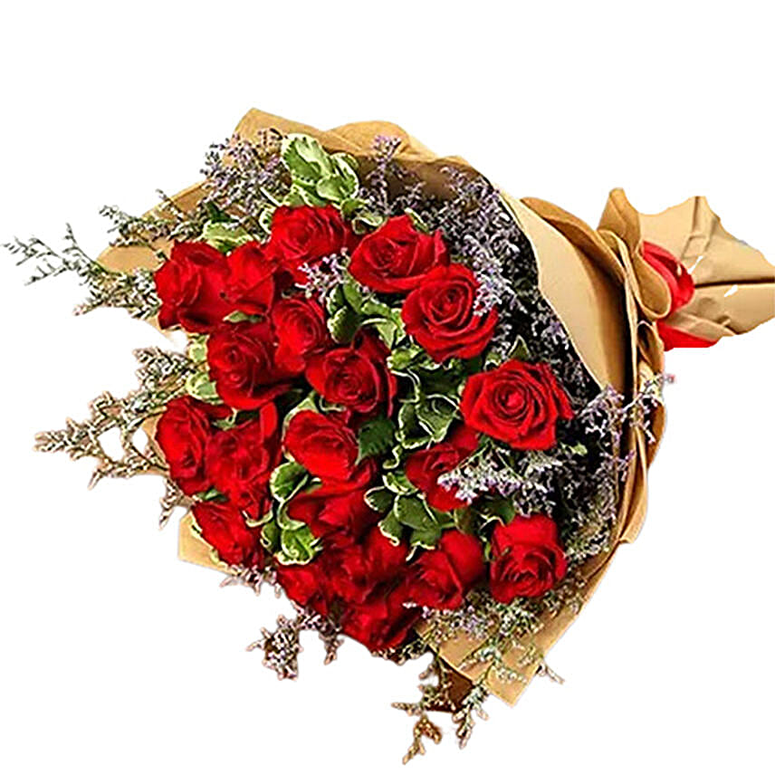 Romantic Red Rose Bouquet