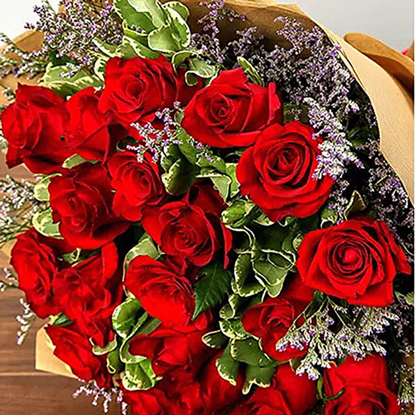 Romantic Red Rose Bouquet