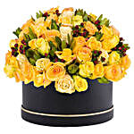 Yellow And Peach Roses