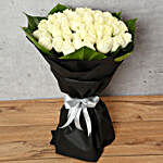 Pure White Rose Bunch