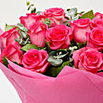 Blissful Pink Rose Bouquet