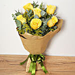 Bouquet Of Yellow Roses KT