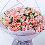 Exotic Peach Spray Roses Bouquet