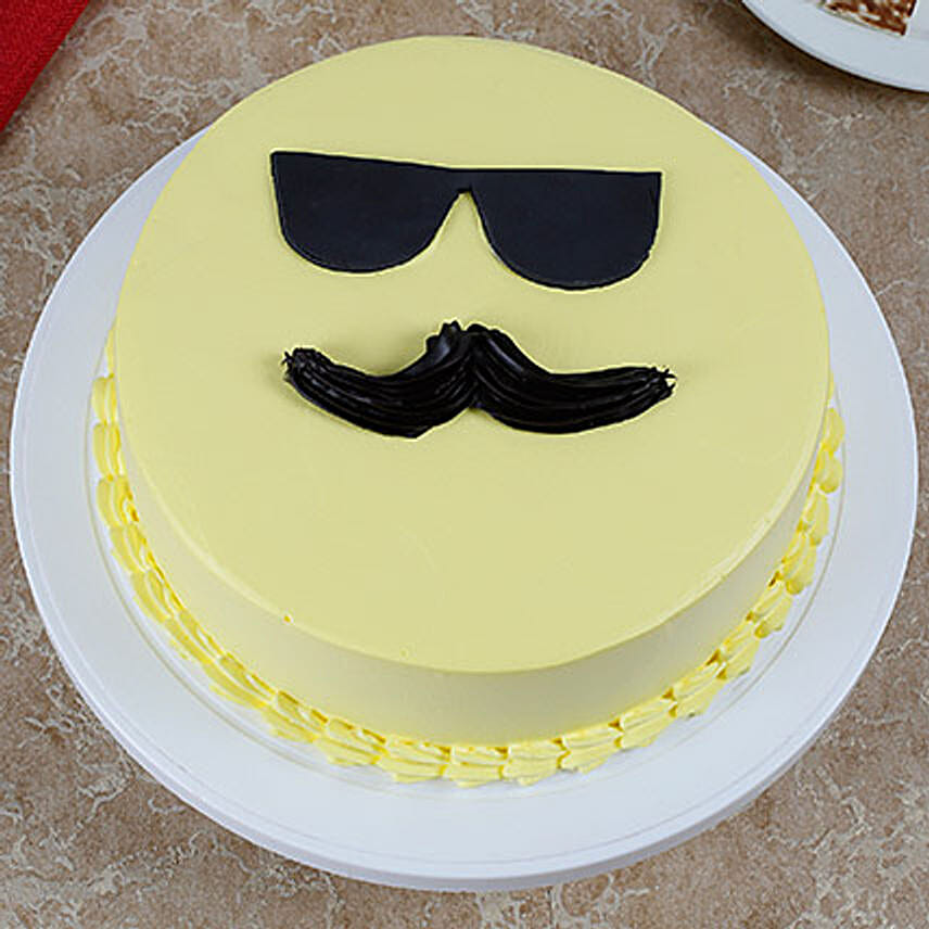 Cool Dad Emoji Cake