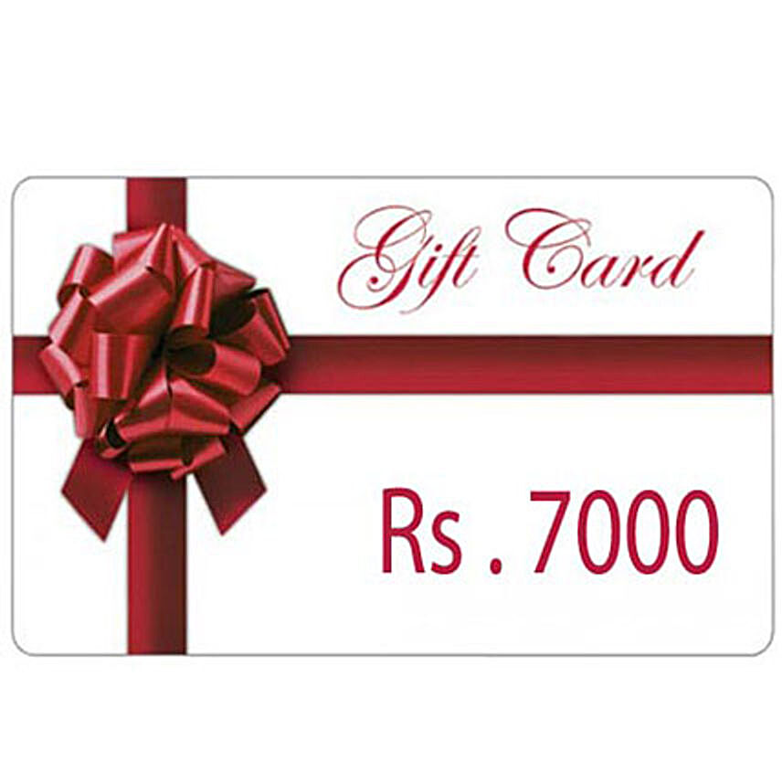 Gift Card for Shopping