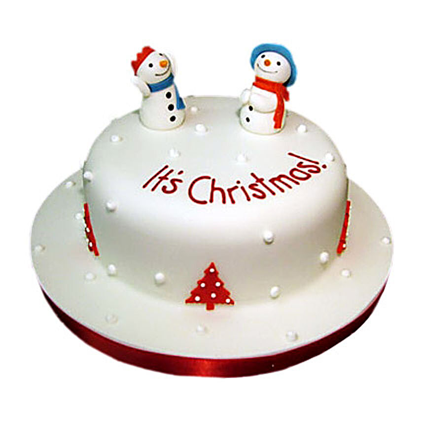 snowman-cake