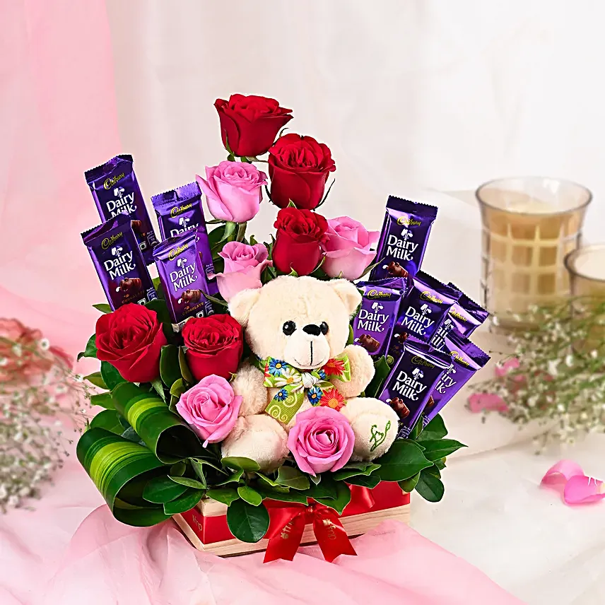  Flowers N Chocolates Combo