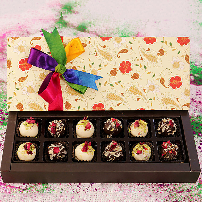 Thandai Truffles Box for Holi