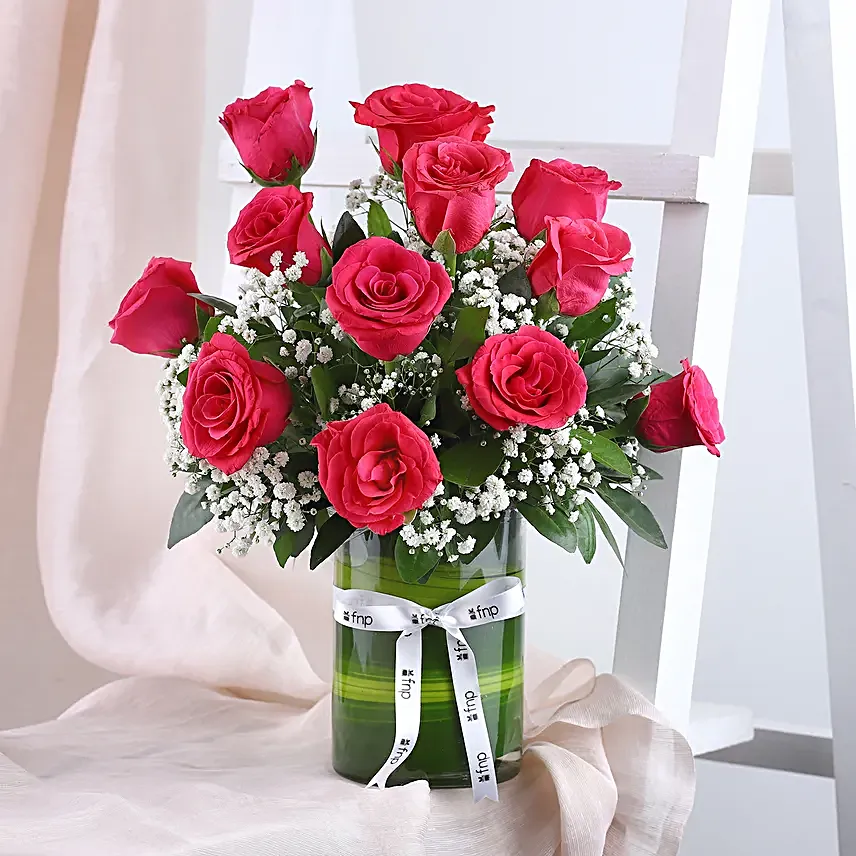 Alluring Roses Jar Arrangement