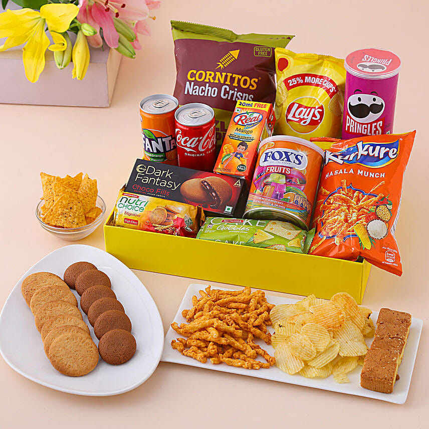 Happiness Loaded Munchies Gift Tray