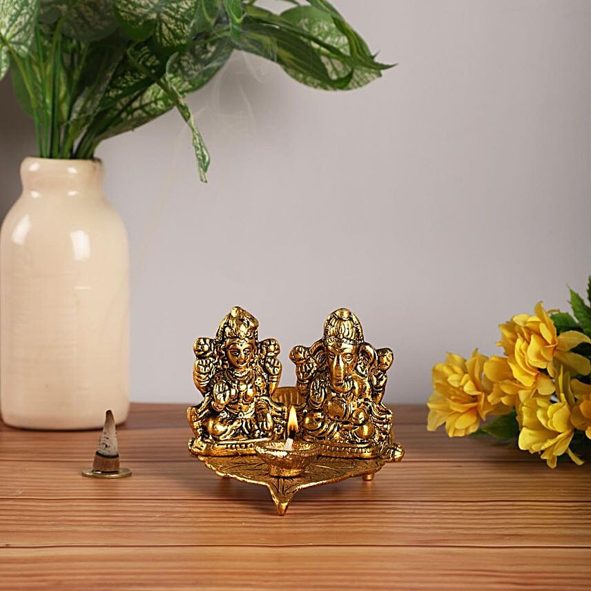Laxmi Ganesha Diya of Prosperity