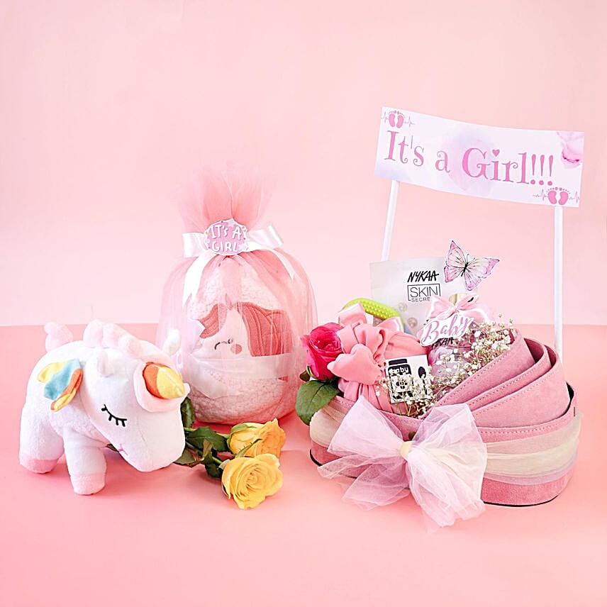 New Born Baby Girl Gift Hamper