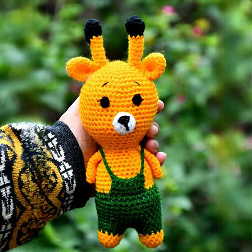 Sunshine Giraffe Crochet Toy