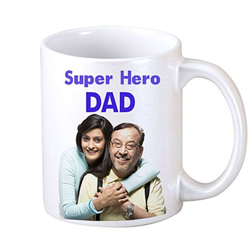 Best Personalized Coffee Mug for Super Hero Dad