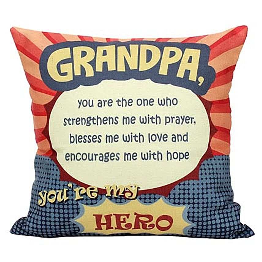 Grandpa Printed Cushion