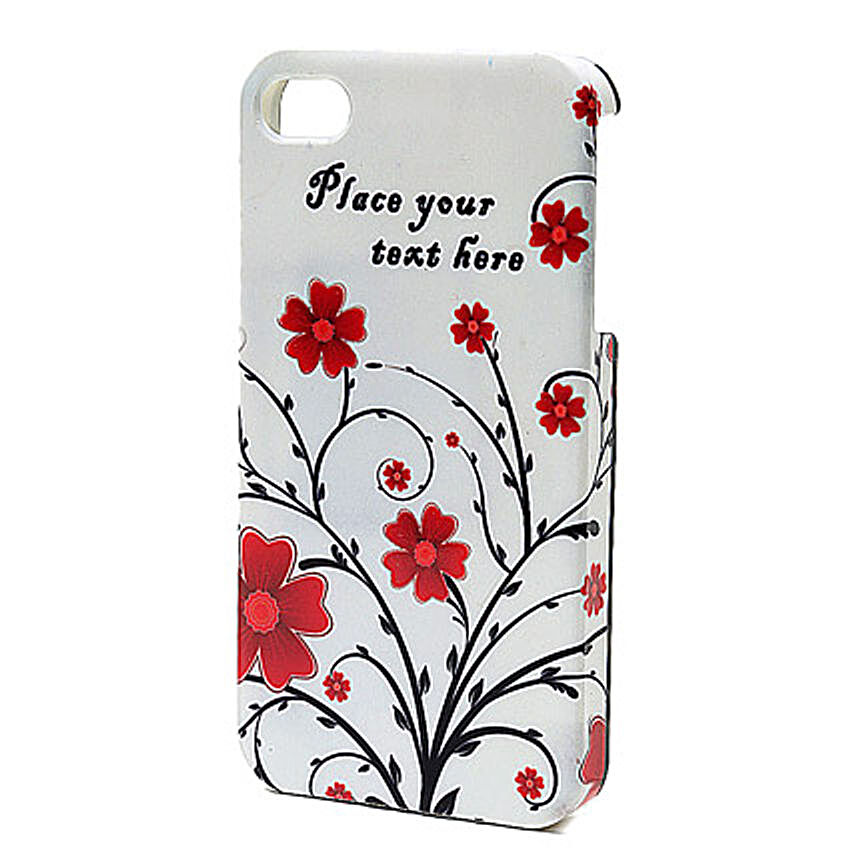 Personalized Floral iPhone Case