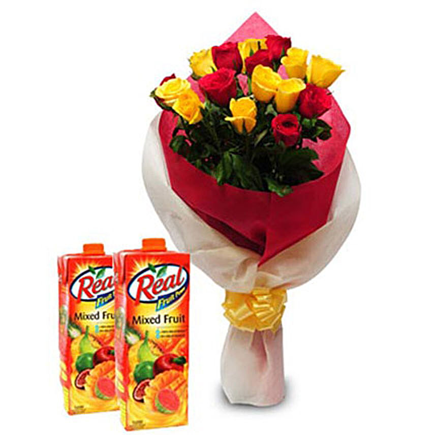 Roses with Real Fruit Juice
