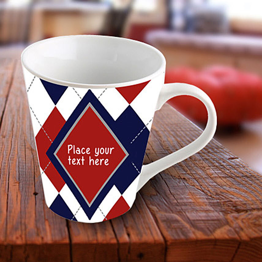 Exquisite Personalized Mug-Blue and red mug:Grandparents Day Mugs