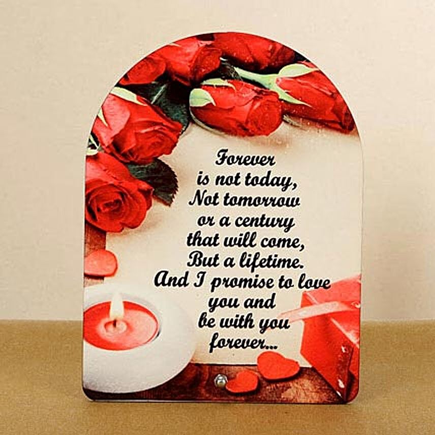 Be With You Forever Plaque