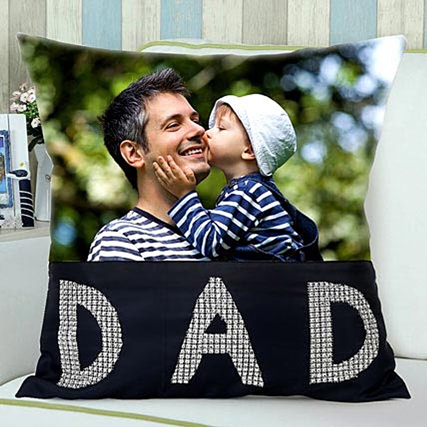 Personalized Cushion for Dad on Father's Day:Send Birthday Cushions