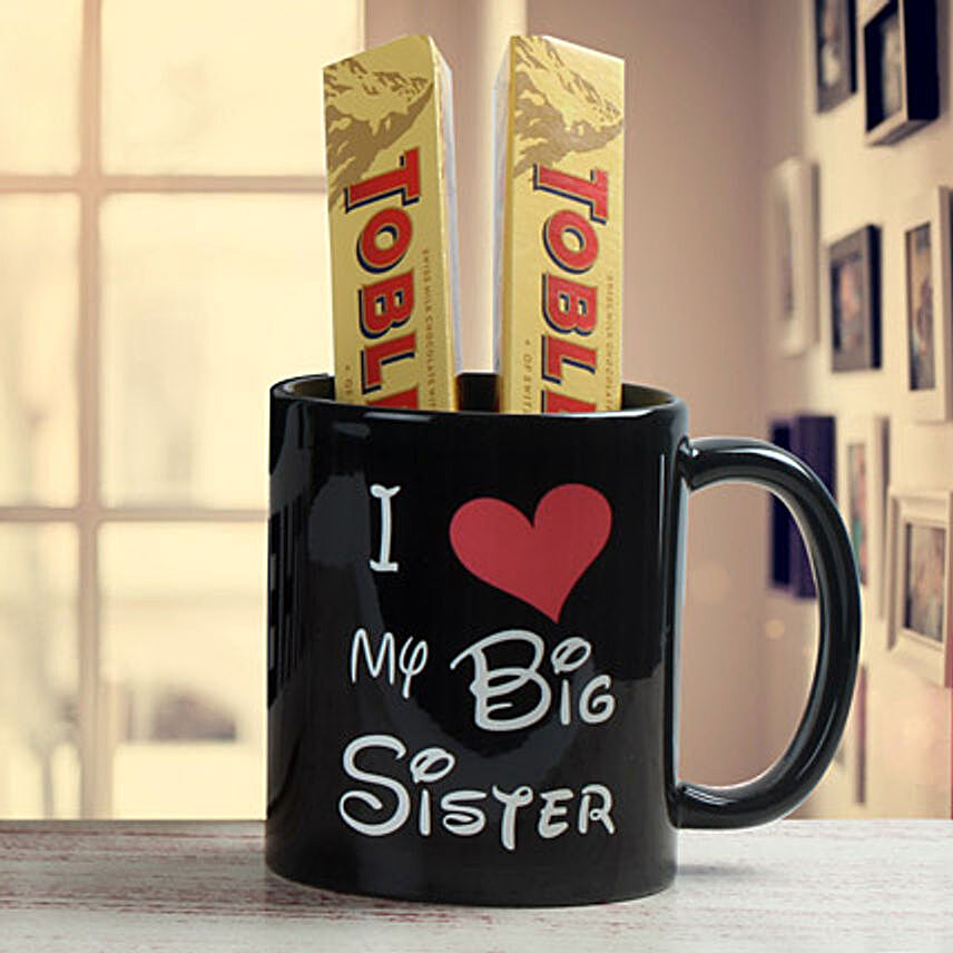 Black Mug For Sister
