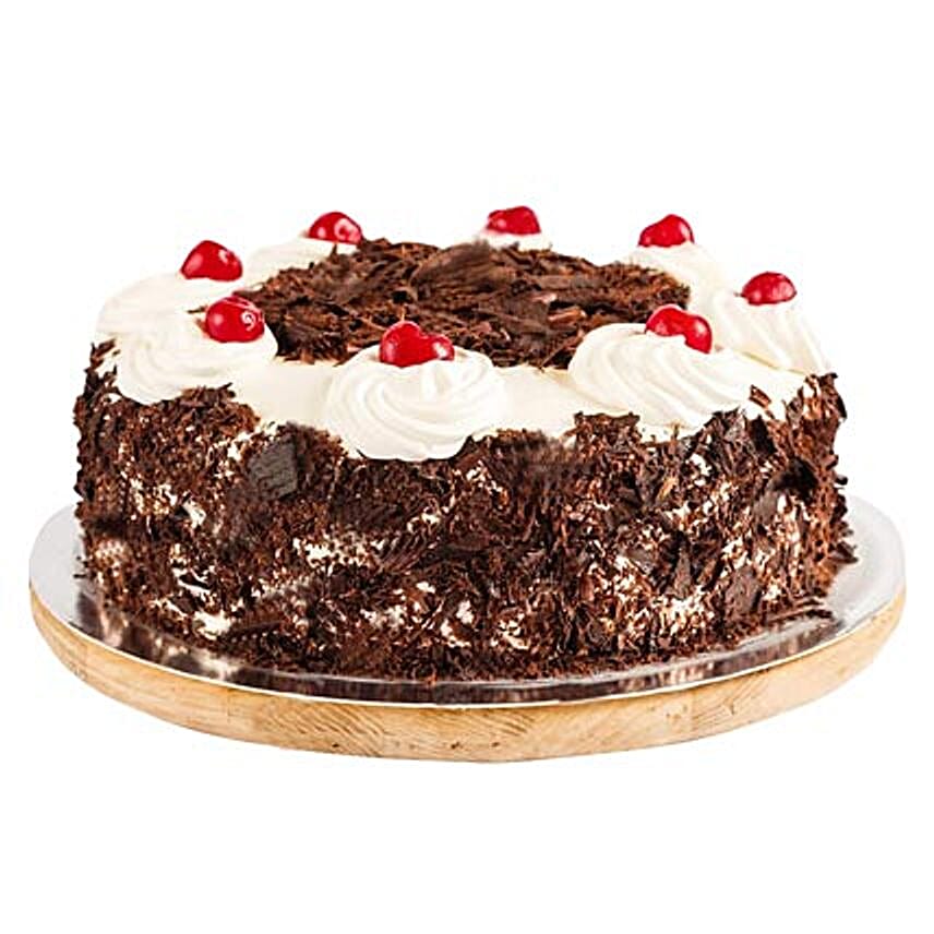 Ambrosial Black Forest Cake half kg Eggless