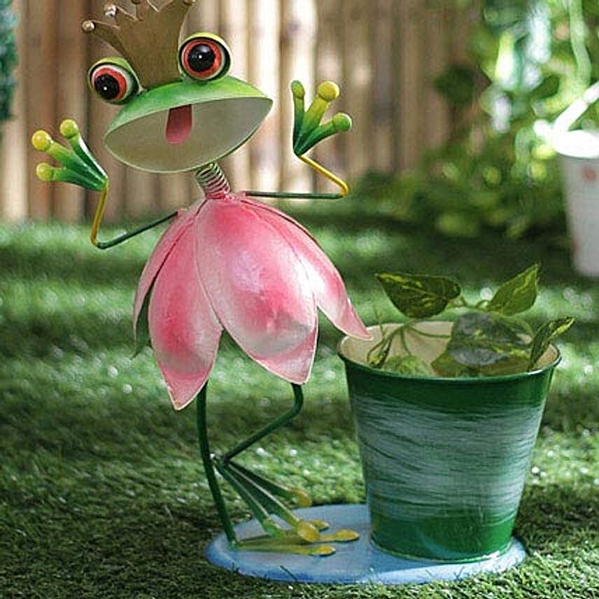 Crown Happy Frog Planter