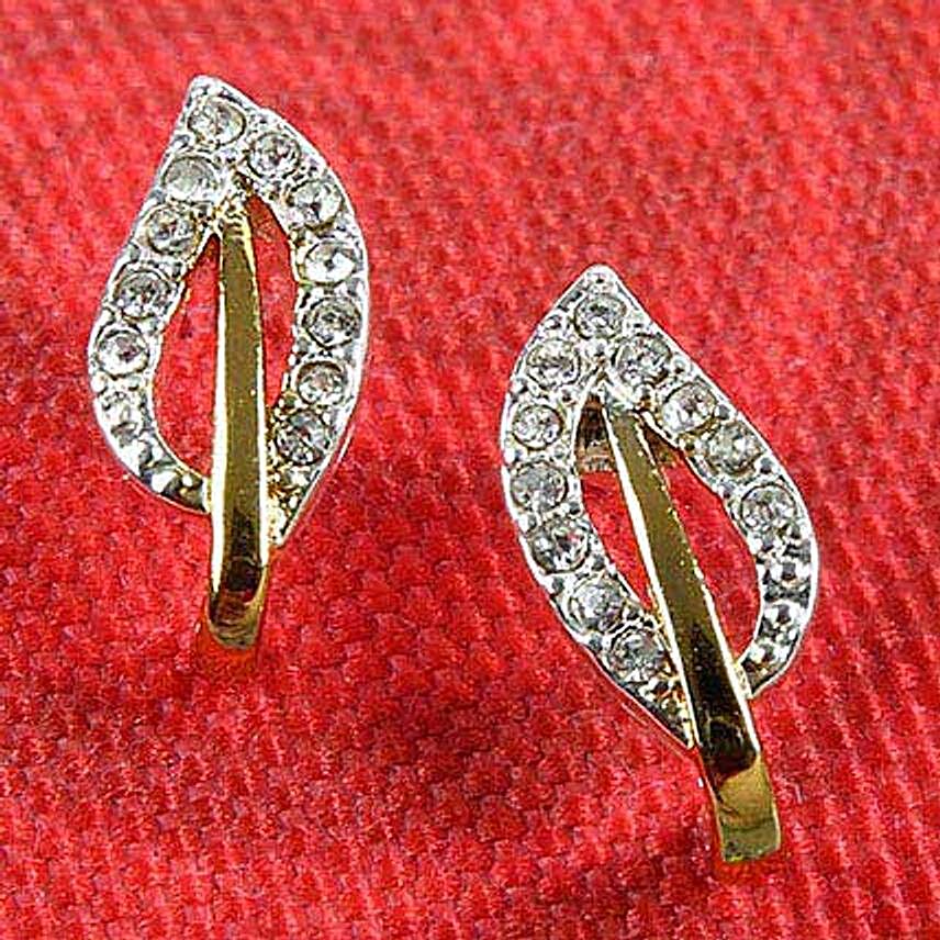 Golden Stone studded Earring