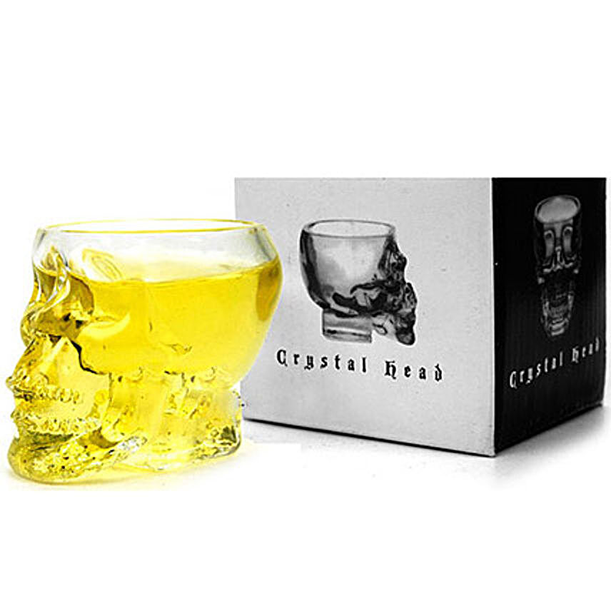 Crystal Skull Pirate Shot Glass