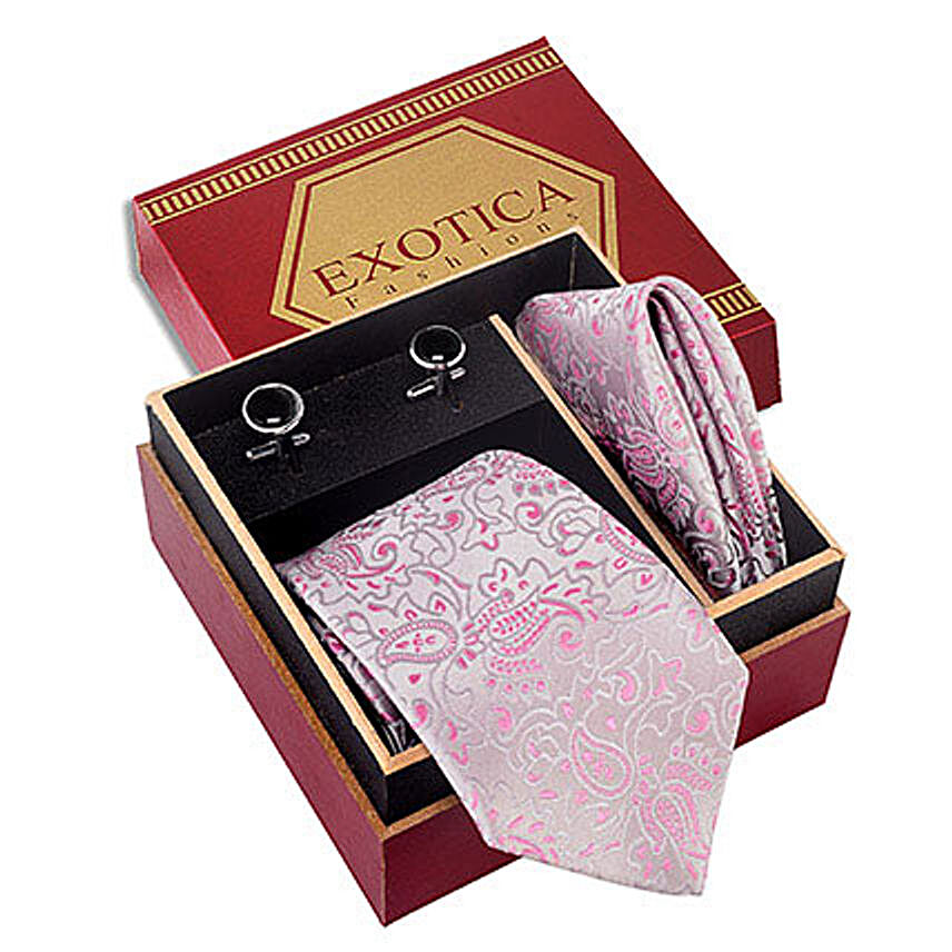 Light Pink Tie Set