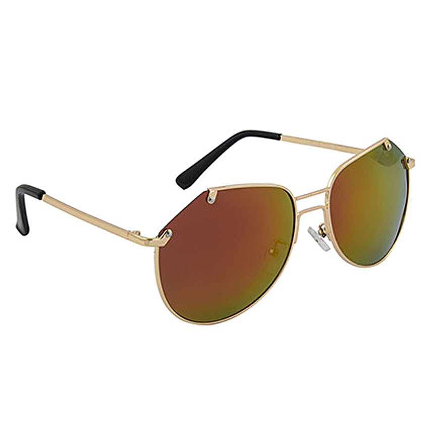 Oval Mirrored Unisex Sunglasses