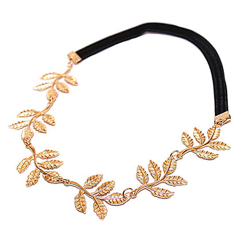 Golden Leaves Head Band