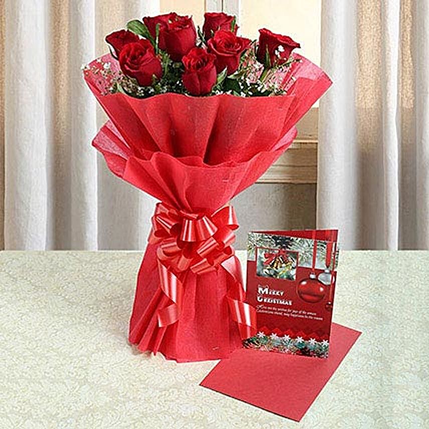 Enticing Red Roses Bouquet
