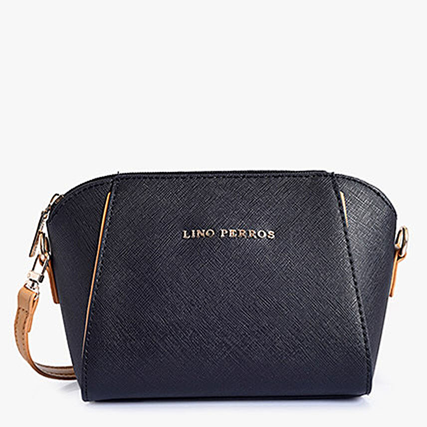 Buy/Send Elegant Lino Perros Black Sling Bag Online- FNP