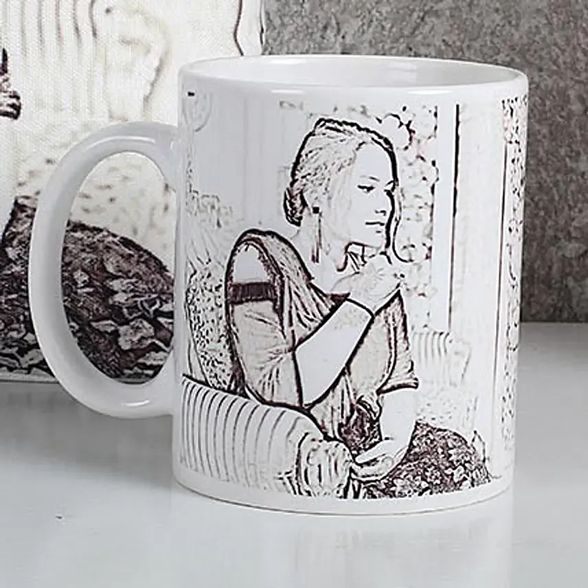 Sketch Coffee Mug Online:Valentine Gifts to Ajmer