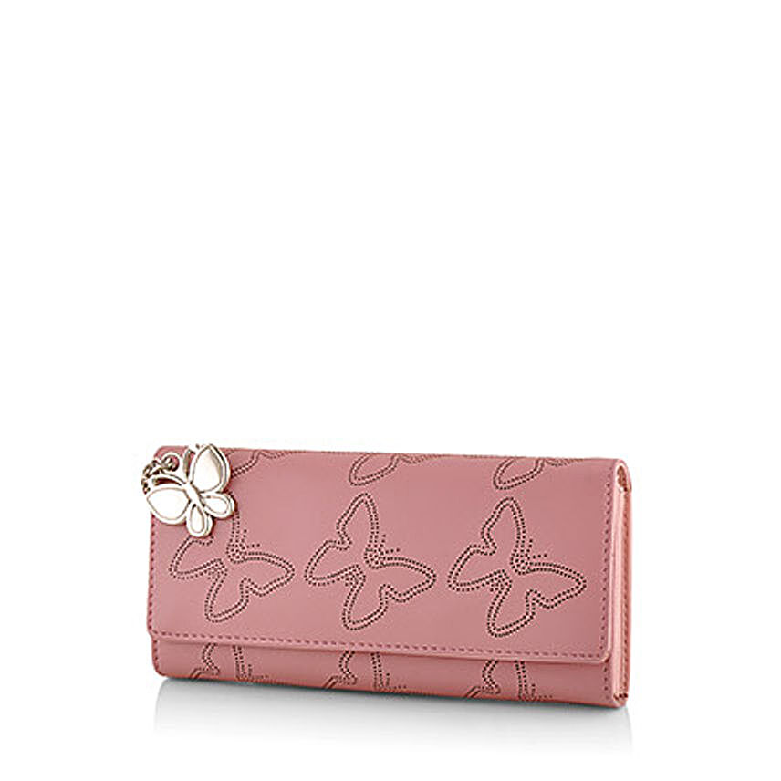 Butterflies Baby Pink Wallet