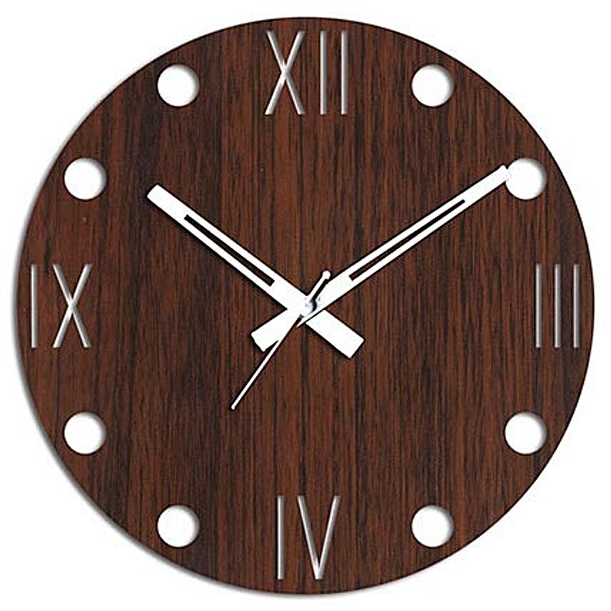 Cool Brown Wall Clock