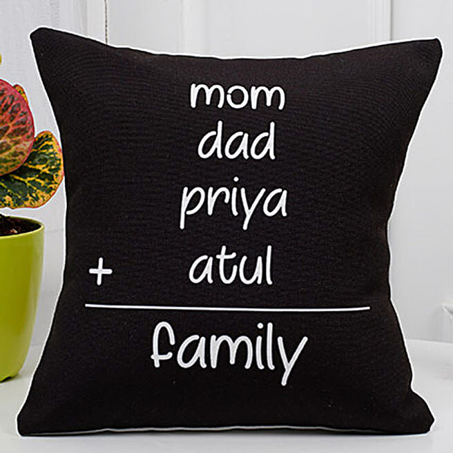 Buy/Send Personalized Family Cushion Online FNP