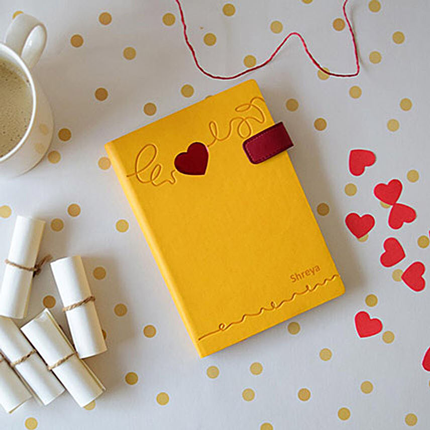 Doodle Heart Beat Personalized Diary