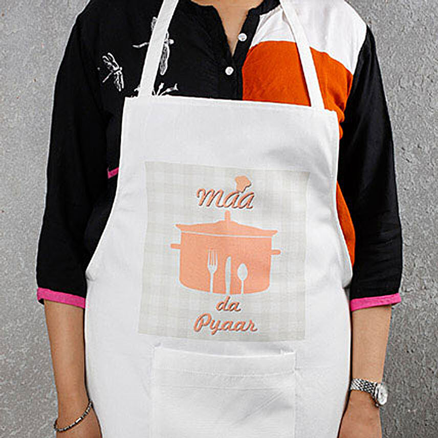 Mothers Love White Apron