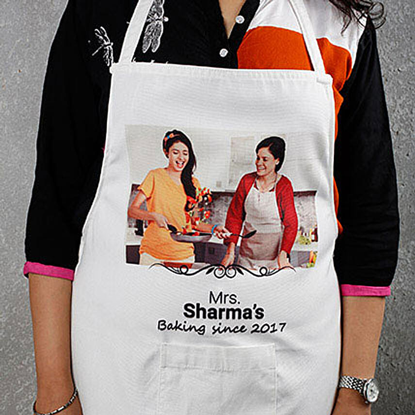 Photo Apron For Mom:Apron