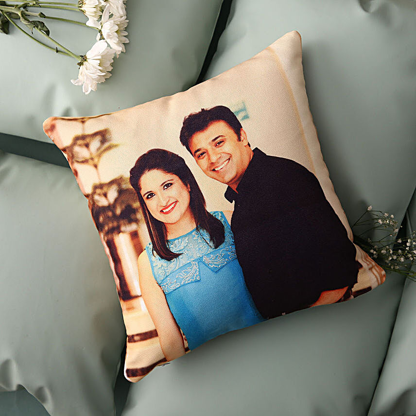 Dual Personalized Cushion:Anniversary Gifts Gorakhpur