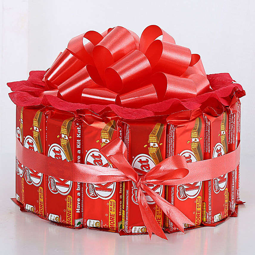 Kitkat Chocolate Bouquet chocolates:Send Gift Hampers to Bhopal