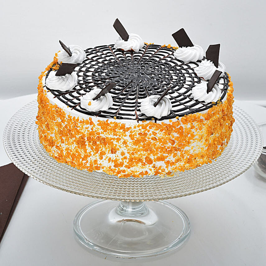 Special Butterscotch Cake 2kg Eggless