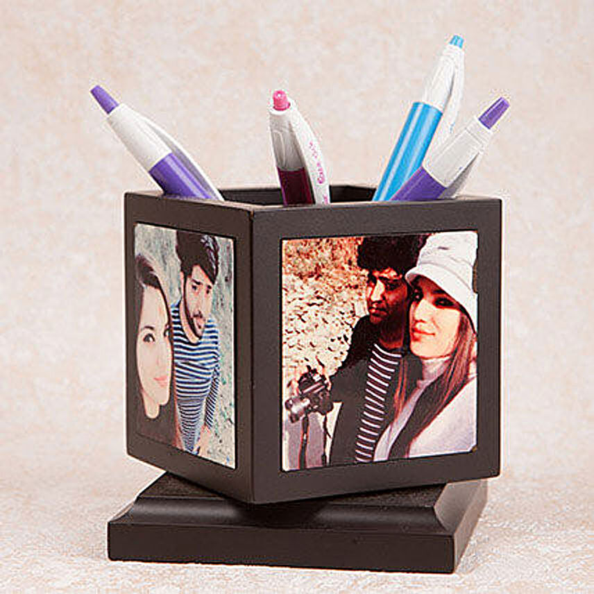 Personalized pen holder:Personalised Stationery